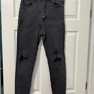 Aeropostale Black Super High Rise Jeggings